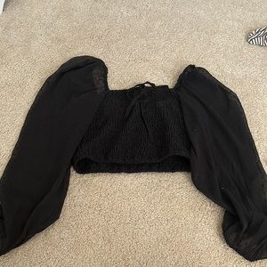 brand is BOG collective, size small, black